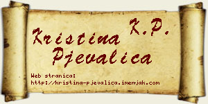Kristina Pjevalica vizit kartica